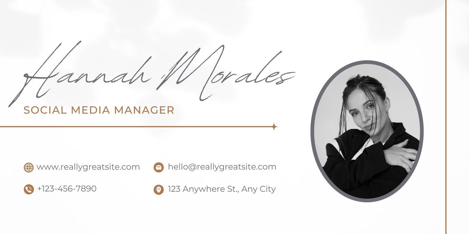 business email signature template