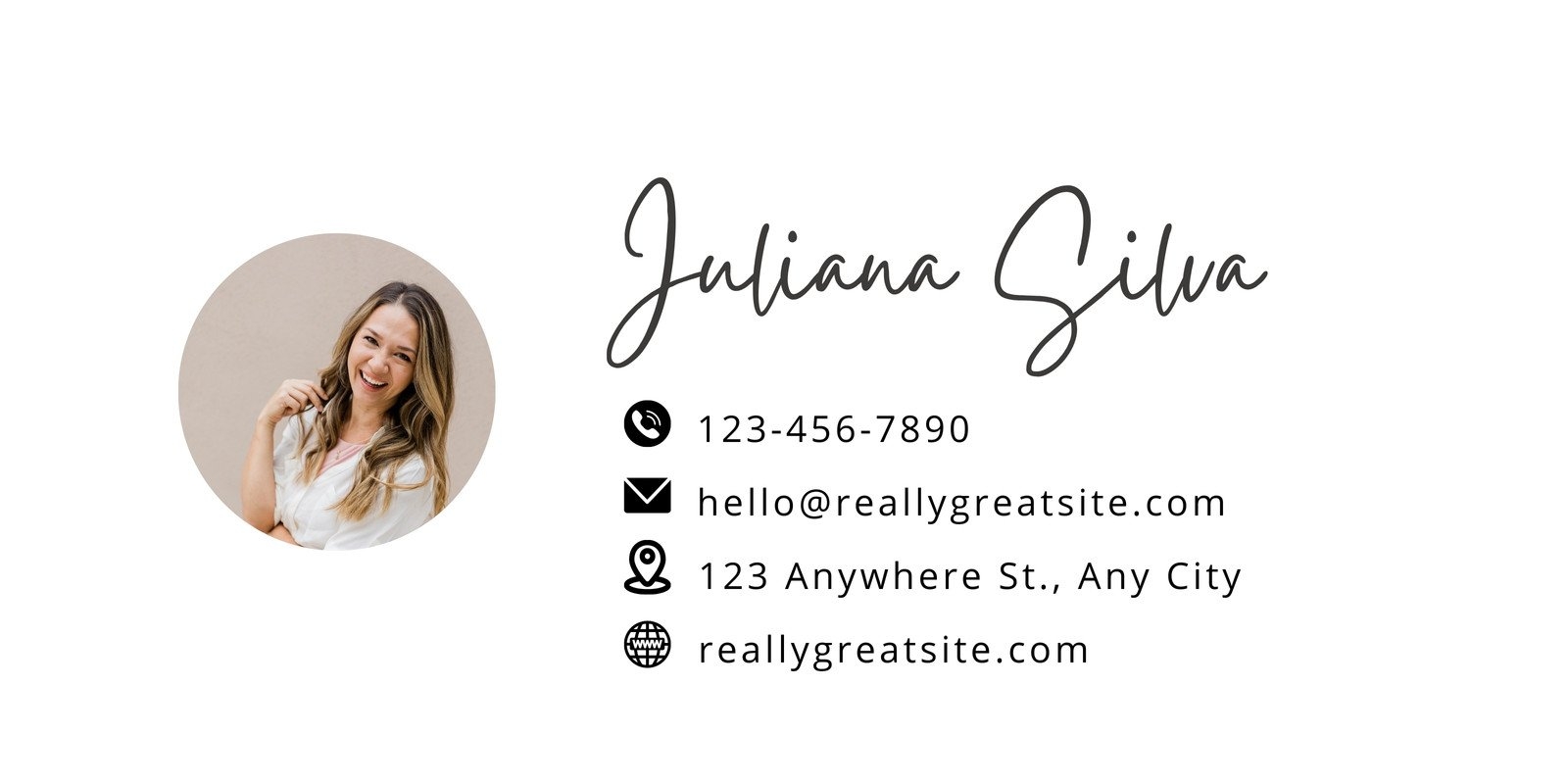 Free And Customizable Email Signature Templates Canva