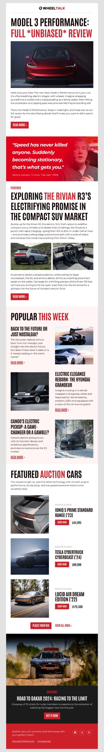 Free Automotive HTML Email Templates Designmodo Free Automotive HTML Email Templates Designmodo