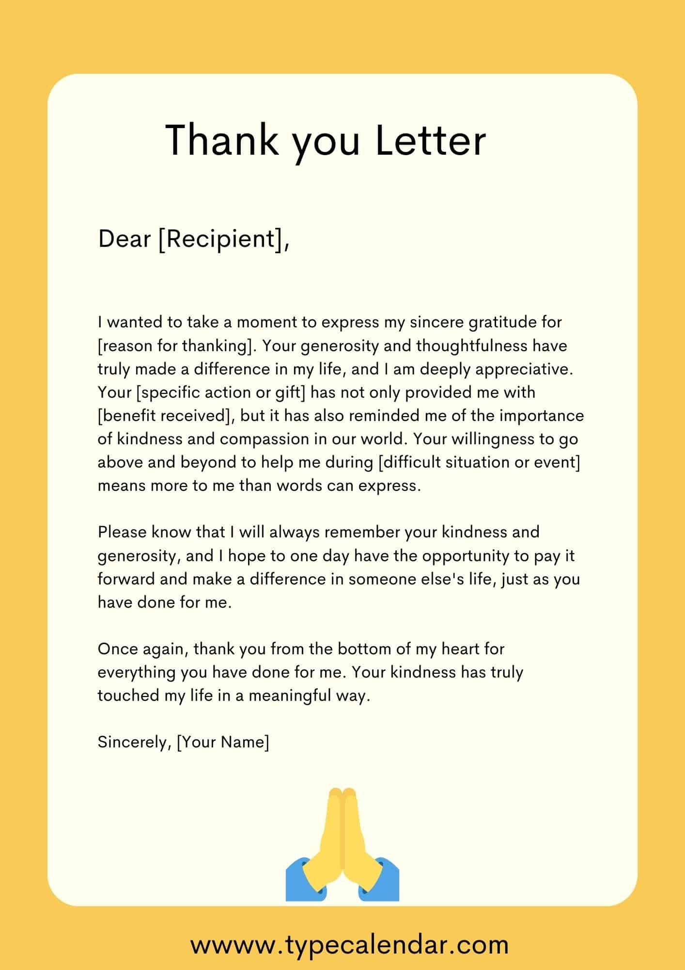 Free Printable Thank You Letter Templates PDF Students Scholarship Interview Free Printable Thank You Letter Templates PDF Students Scholarship Interview