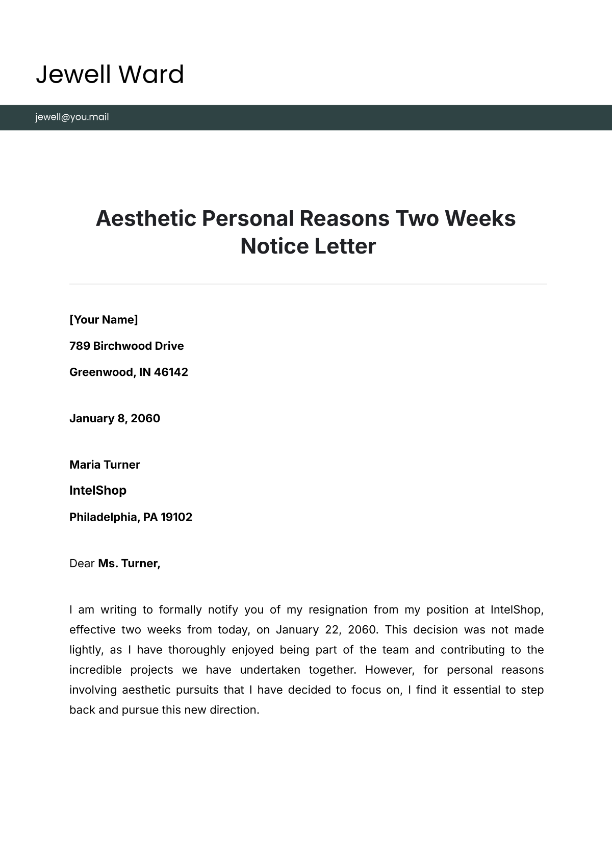 Free Two Weeks Notice Letter Templates Editable And Printable Free Two Weeks Notice Letter Templates Editable And Printable