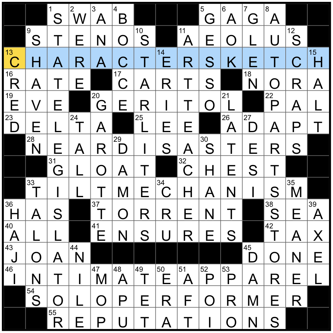 Friday July 17 2020 Diary Of A Crossword Fiend