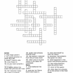 Frozen Crossword Puzzle WordMint