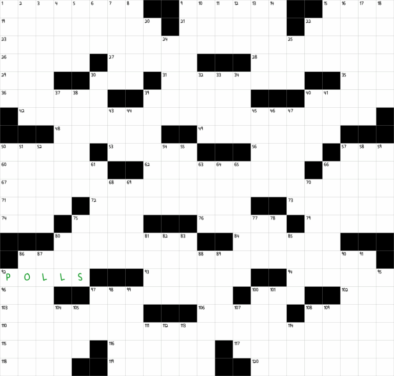 Gallup s Bailiwick NYT Crossword Clue April 13 2025
