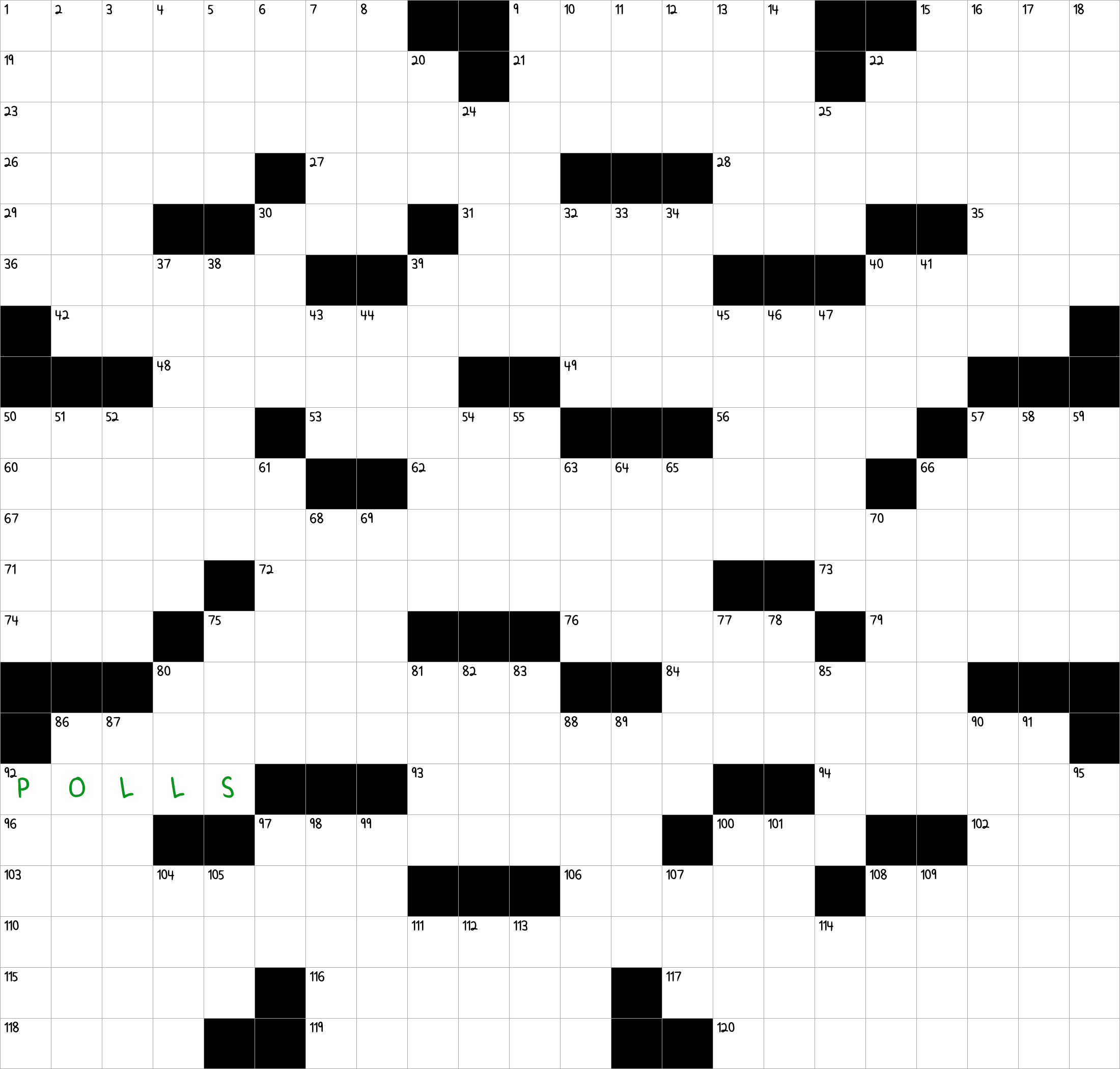 Gallup s Bailiwick NYT Crossword Clue April 13 2025
