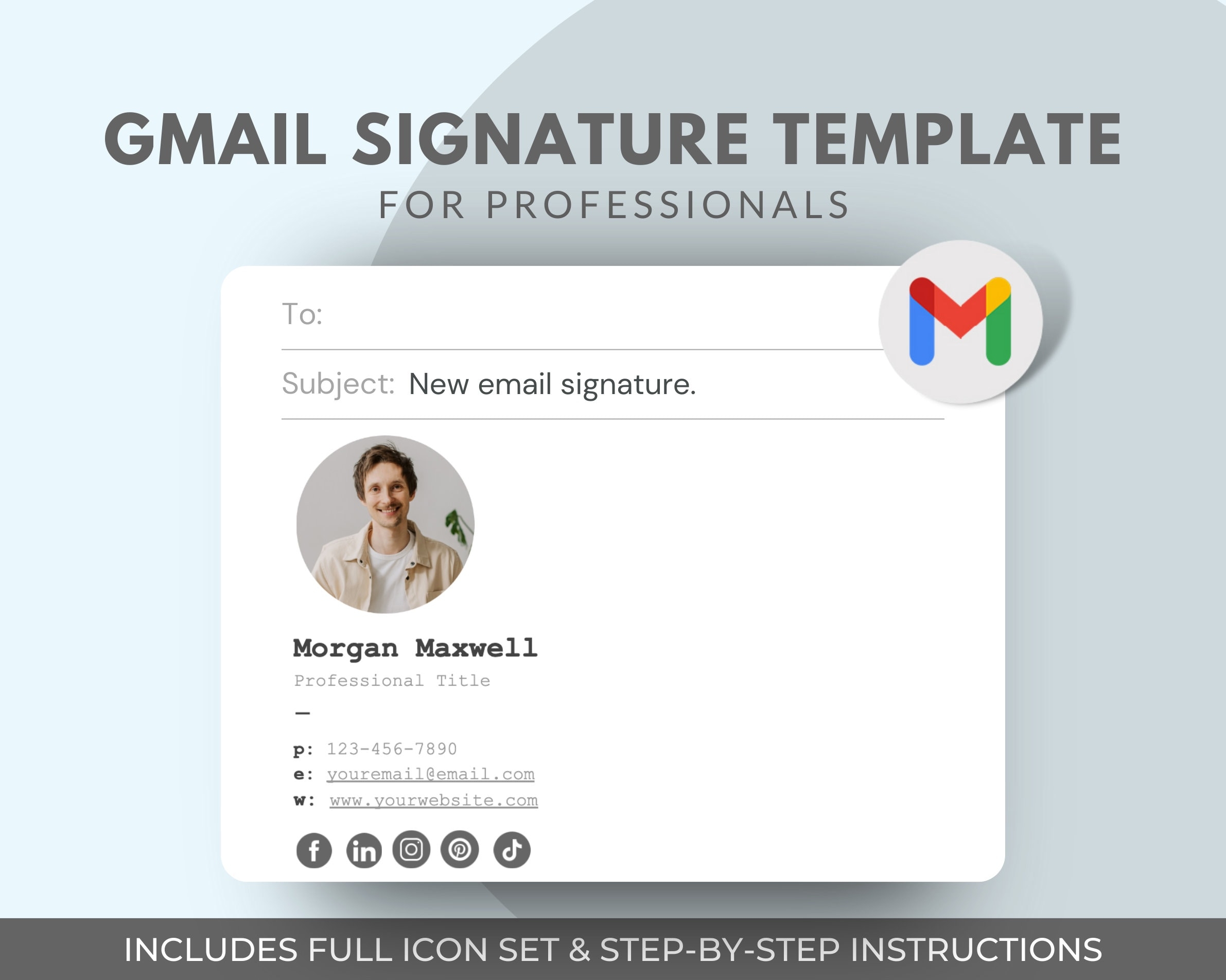 gmail email signature template
