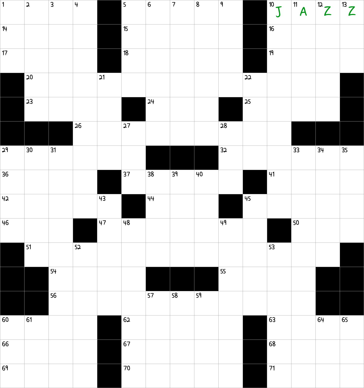 Hands razzle dazzle Display NYT Crossword Clue November 12 2024