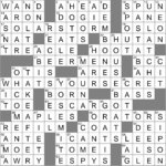 Heady List Crossword Clue Archives LAXCrossword