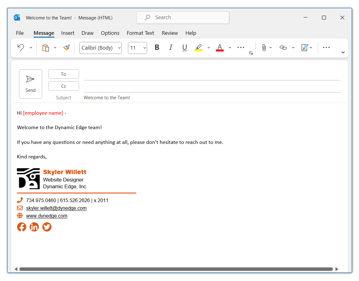 create outlook email template create outlook email template
