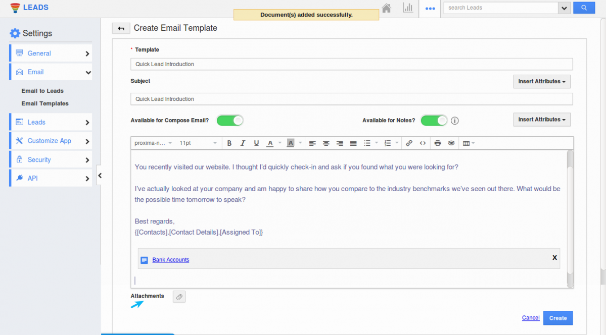 create email from template create email from template