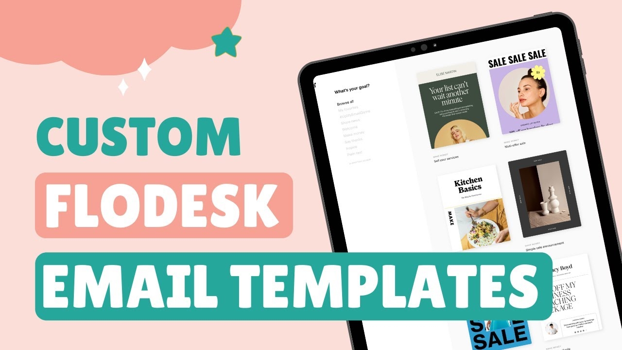 How To Create And Save An Email As A Template In Flodesk Flodesk Tutorial 2021 YouTube
