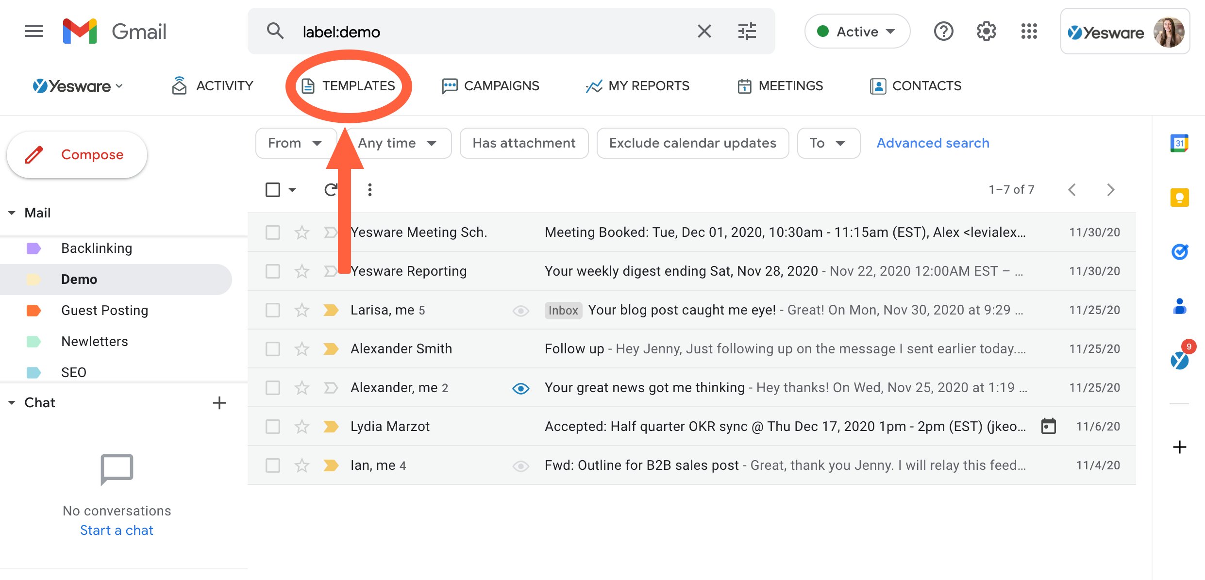 create email template in gmail