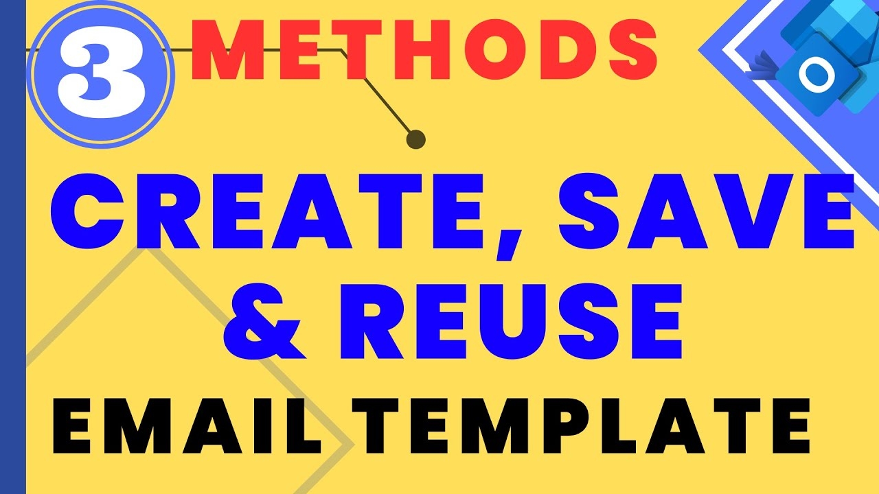 How To Create Save And Reuse Email Templates In Outlook 3 Ways YouTube How To Create Save And Reuse Email Templates In Outlook 3 Ways YouTube