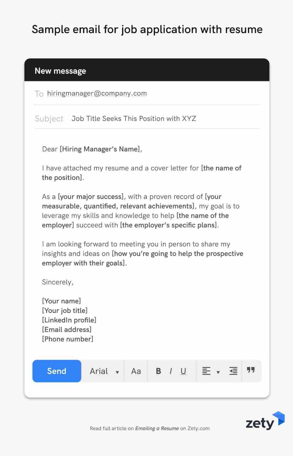 How To Email A Resume To Get A Job Examples How To Email A Resume To Get A Job Examples
