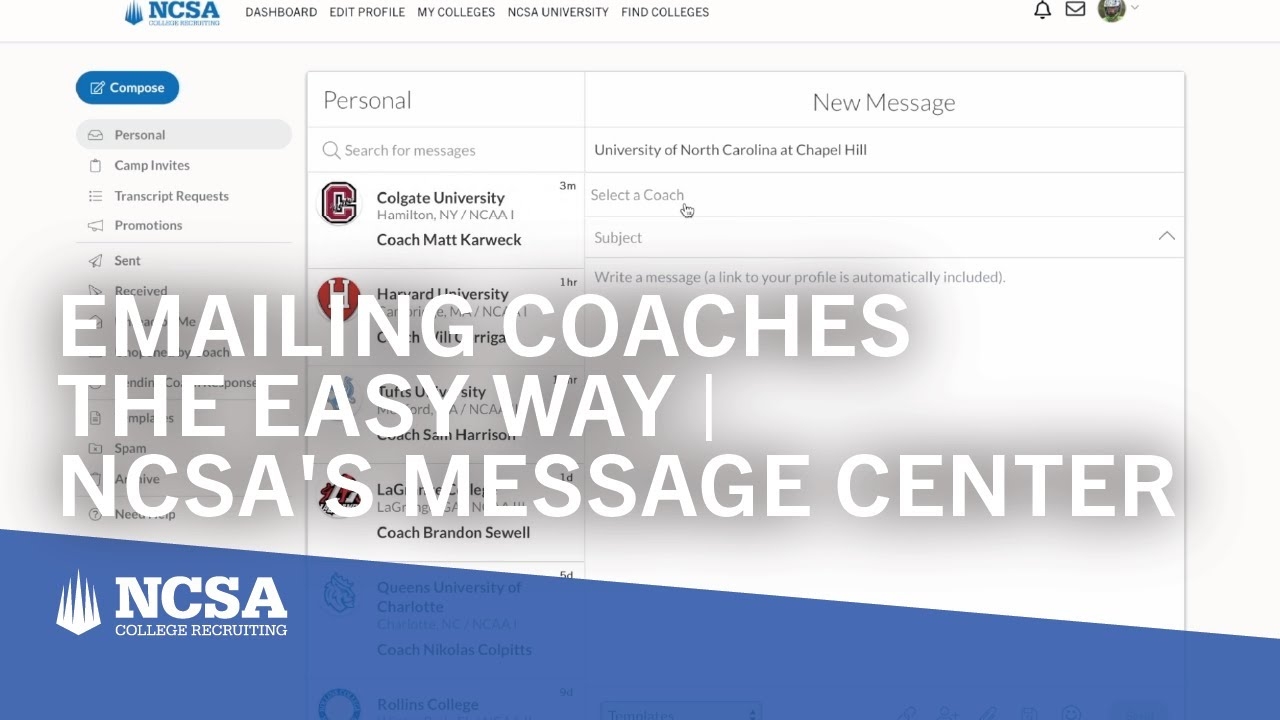 How To Email College Coaches Sample Emails How To Email College Coaches Sample Emails