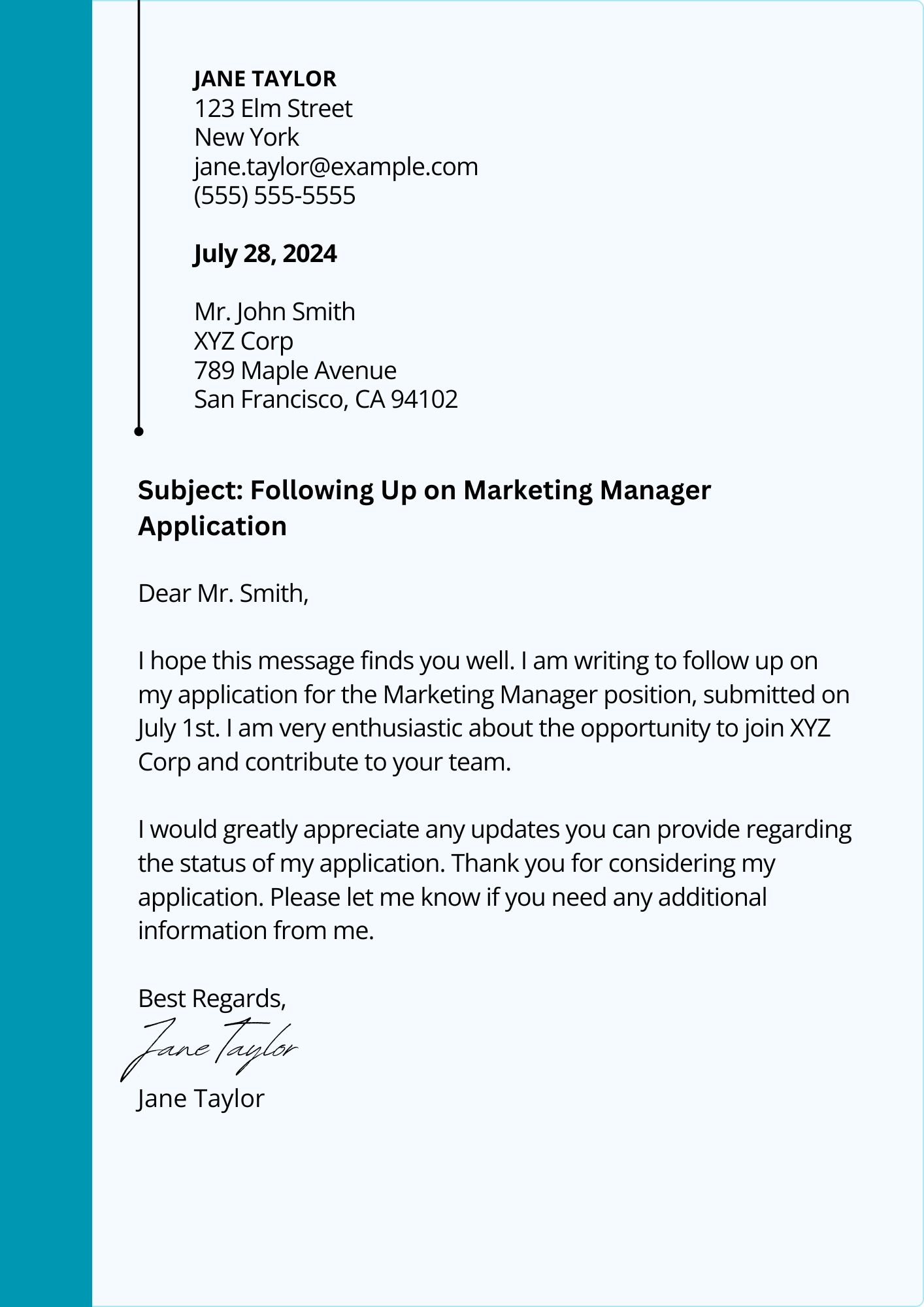 How To Follow Up On A Job Application To Hear Back Faster Examples