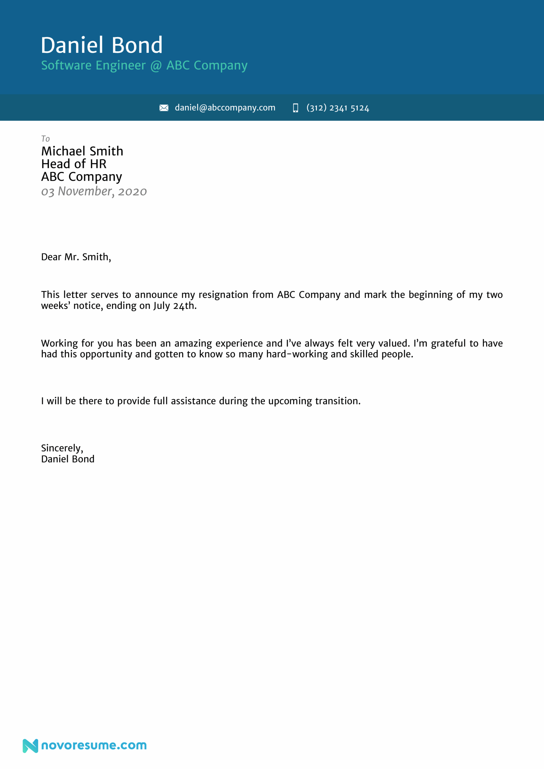 How To Give A Two Weeks Notice 3 Samples Included How To Give A Two Weeks Notice 3 Samples Included