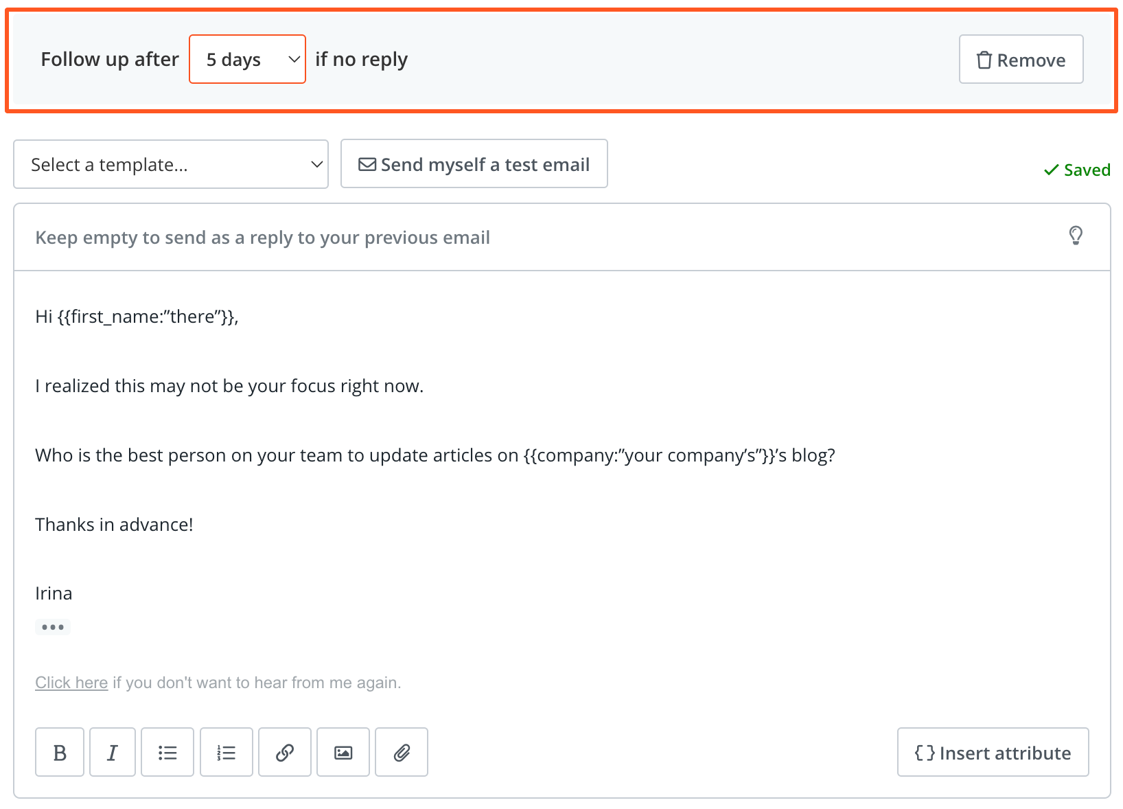 follow up email template after no response follow up email template after no response