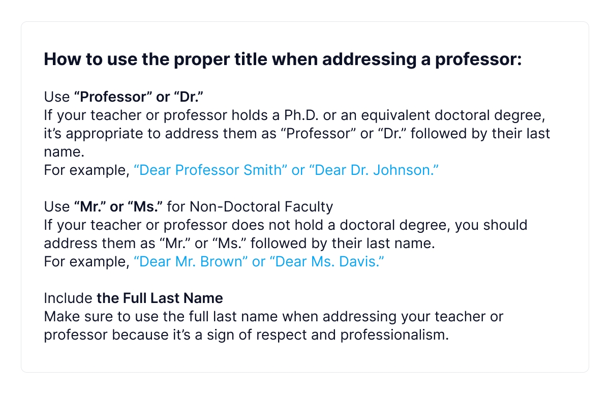 How To Write A Thank You Email To A Professor