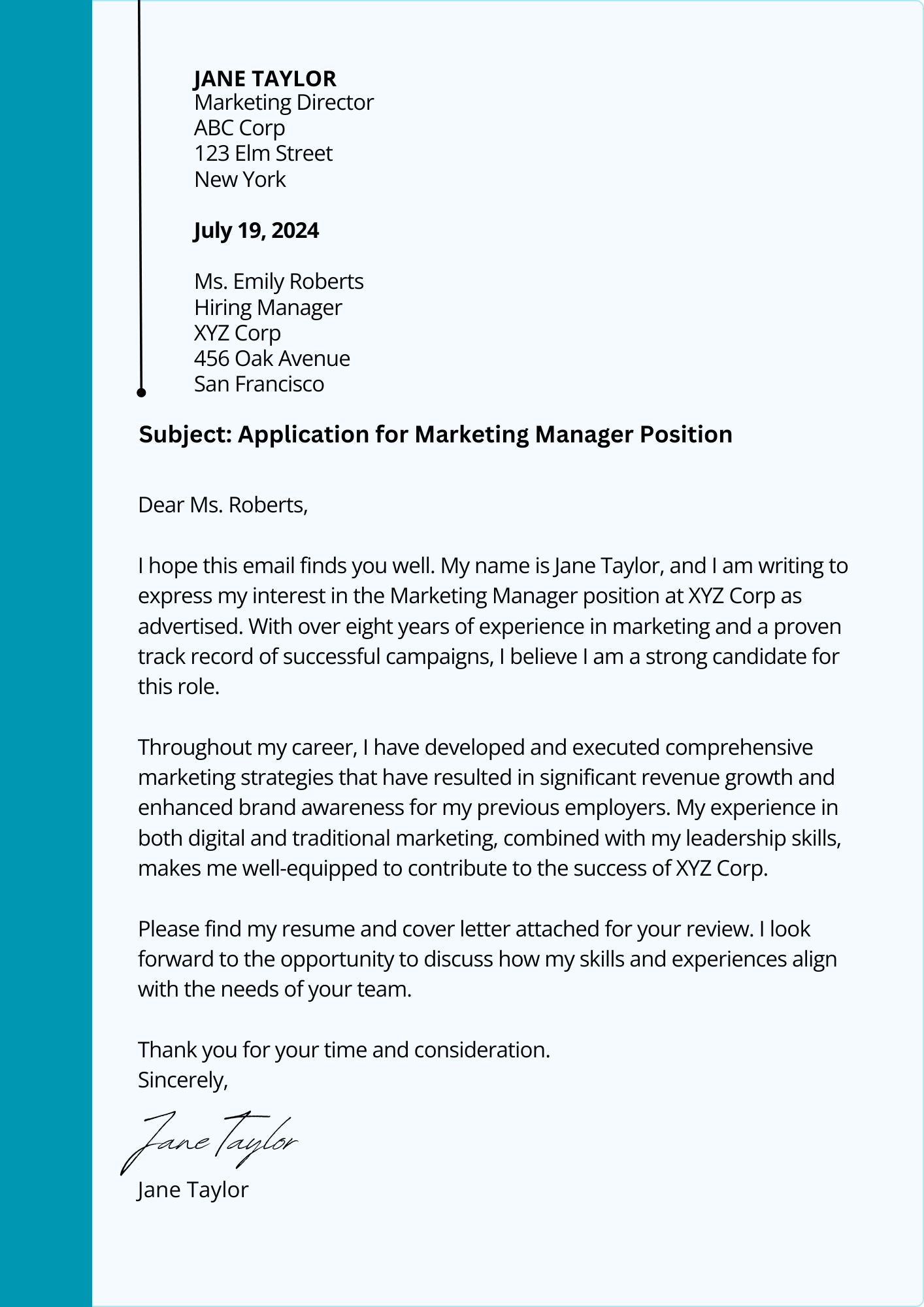 email sending resume template email sending resume template