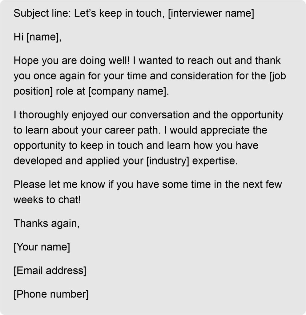 How To Write The Best Follow Up Email After Interview 10 Sample Templates CEOMichaelHR Resume Writing Services