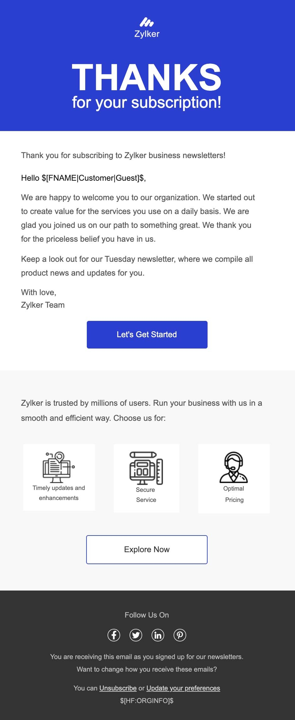 HTML Email Template Gallery Zoho Campaigns HTML Email Template Gallery Zoho Campaigns