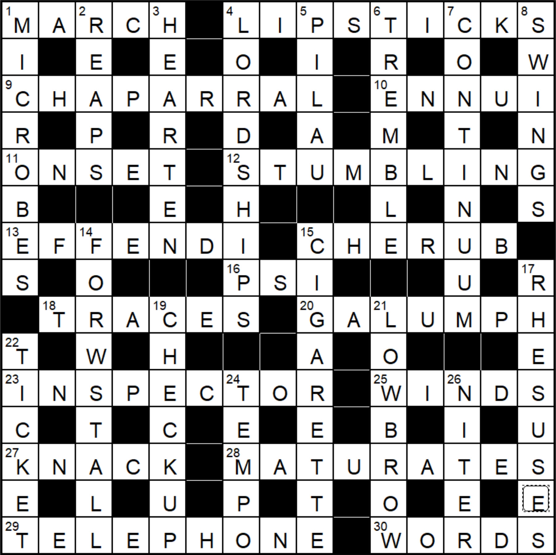 mild oath crossword clue