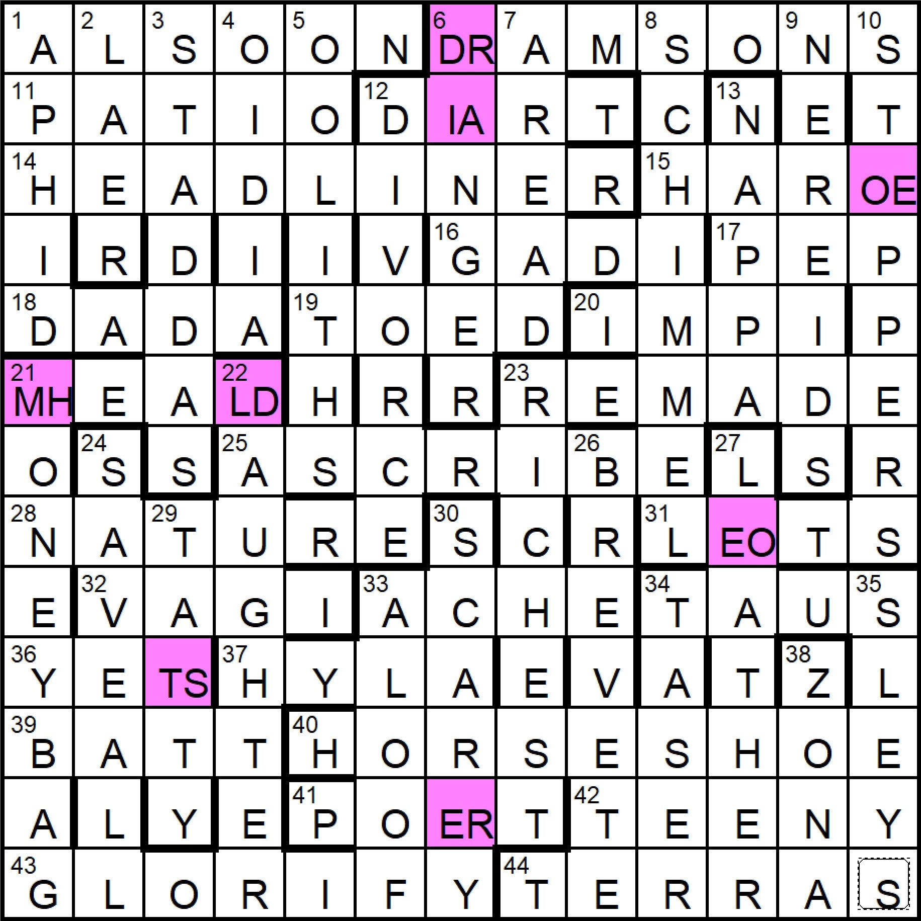 promontory crossword clue