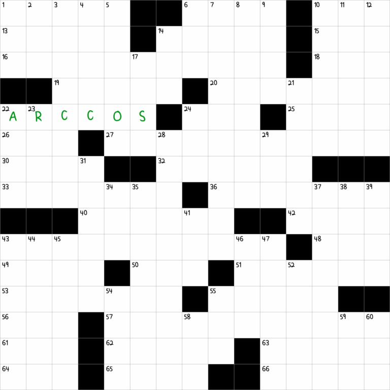 Inverse Trig Function NYT Crossword Clue September 5 2024