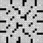 January 2019 Crossword Answer Key Washingtonian
