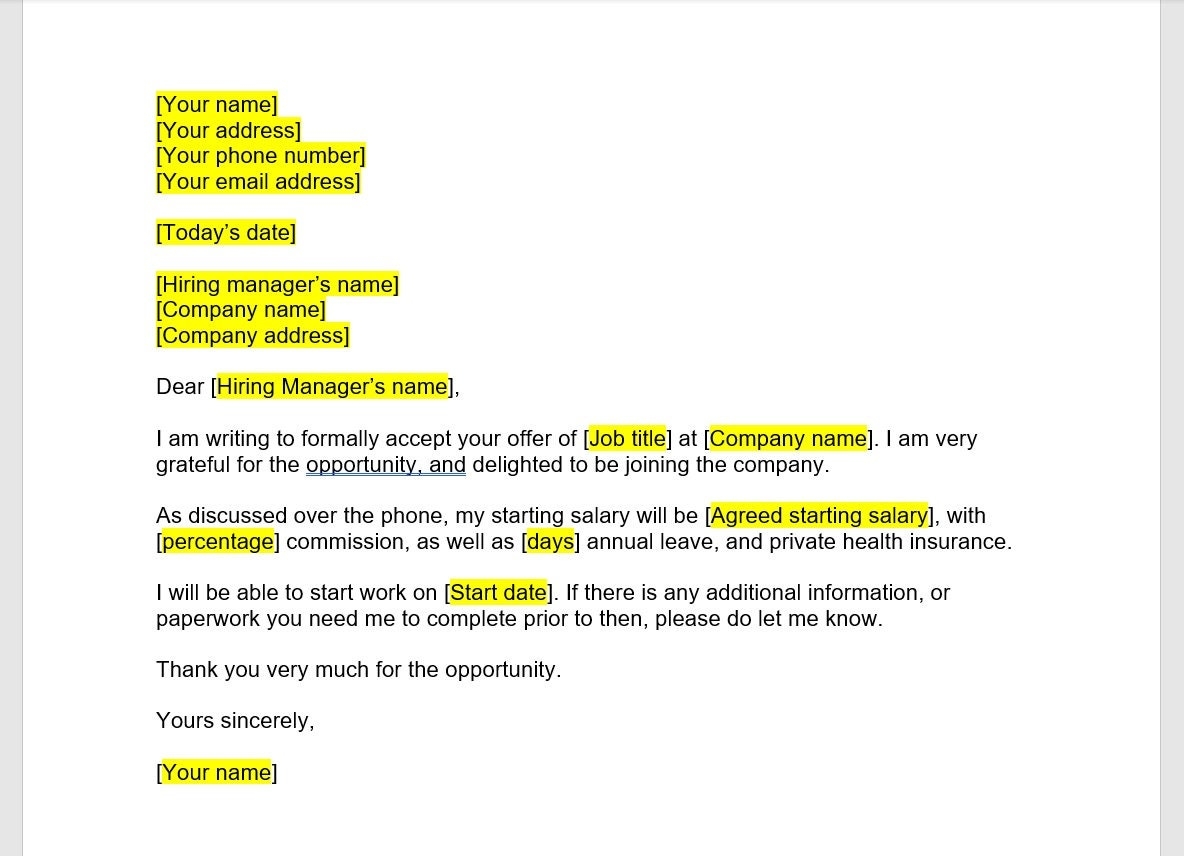 Job Offer Acceptance Letter Job Offer Acceptance Template Letter Job Offer Acceptance Template Word Template Simple Letter Etsy Job Offer Acceptance Letter Job Offer Acceptance Template Letter Job Offer Acceptance Template Word Template Simple Letter Etsy