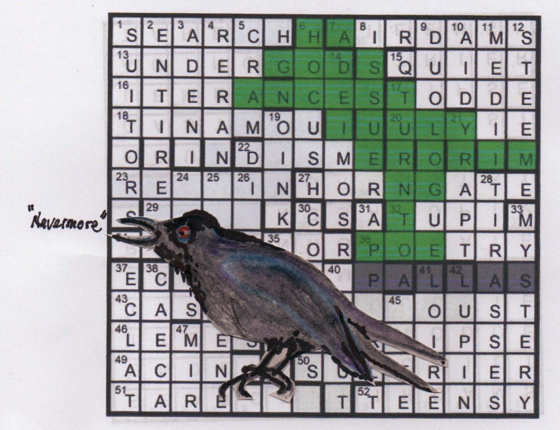 blackbird crossword clue