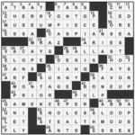 L A Times Crossword Corner Saturday March 9 2024 Jamey Smith