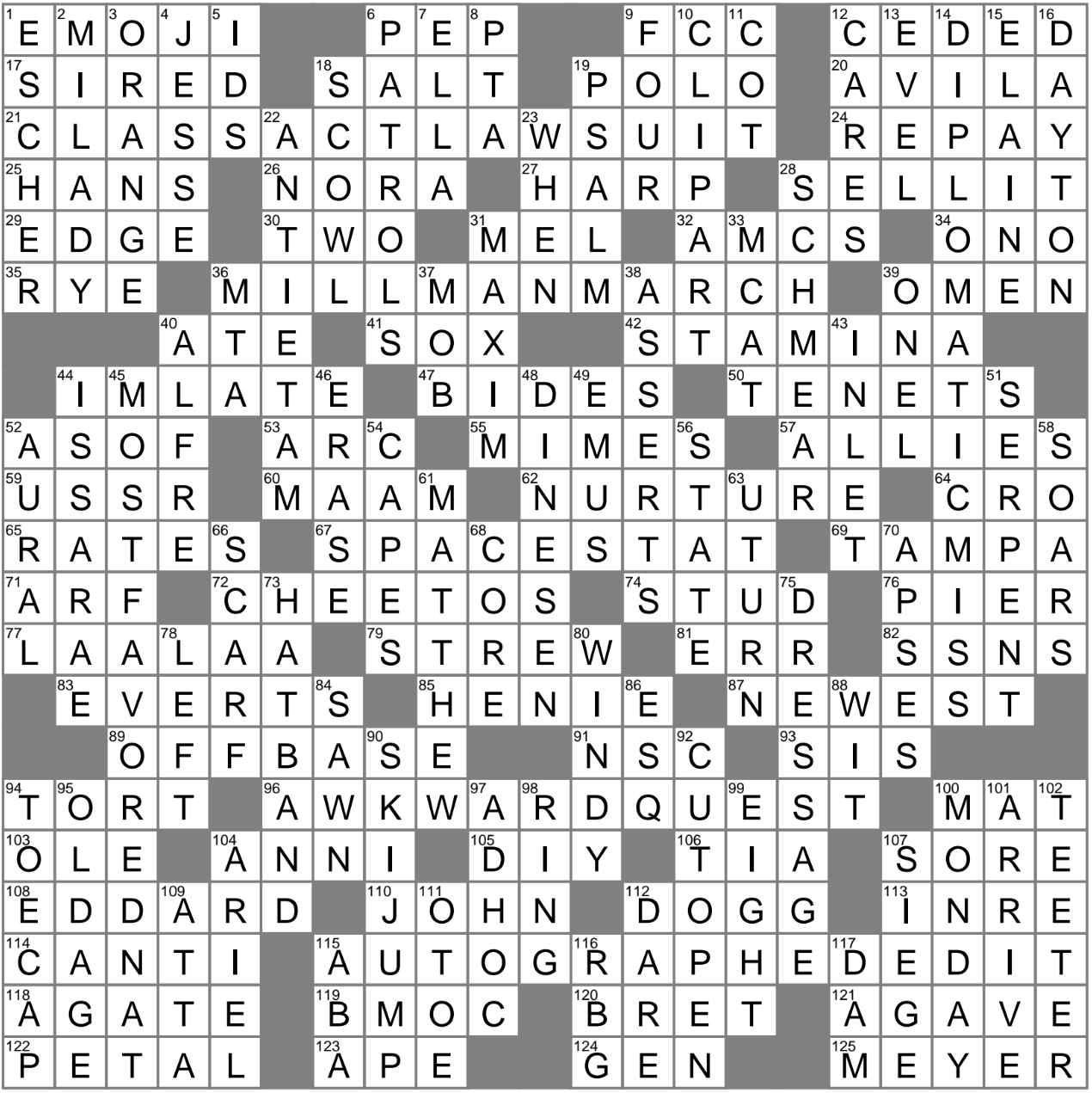 LA Times Crossword 17 Sep 23 Sunday LAXCrossword