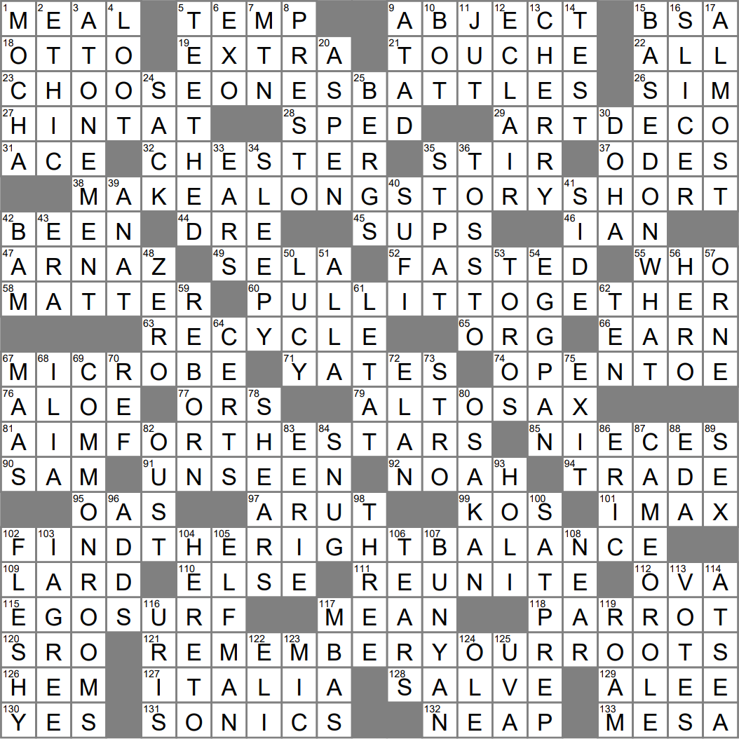 LA Times Crossword 19 Nov 23 Sunday LAXCrossword