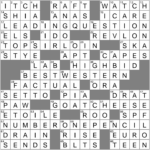 LA Times Crossword 30 May 25 Friday LAXCrossword