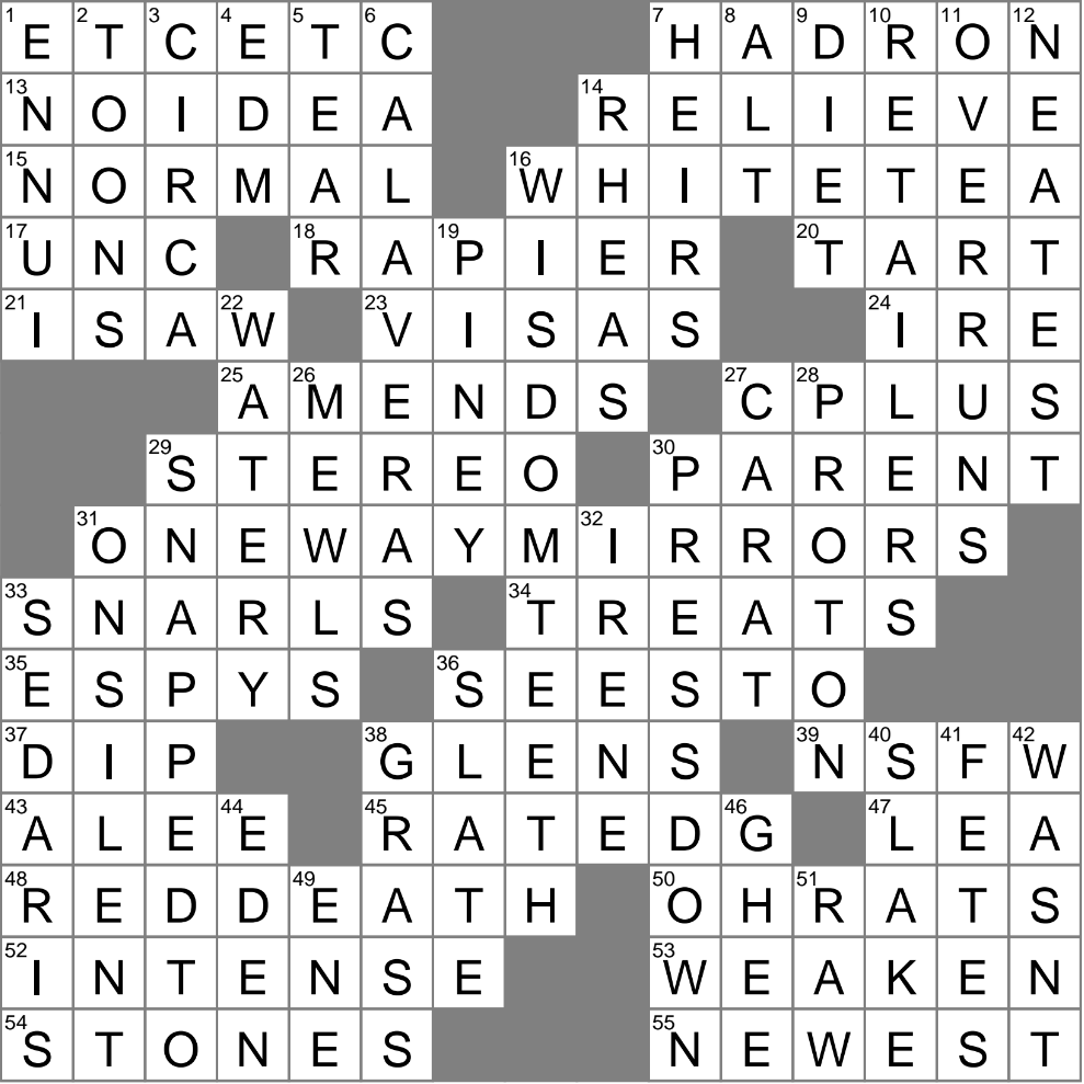 LA Times Crossword 7 Dec 24 Saturday LAXCrossword