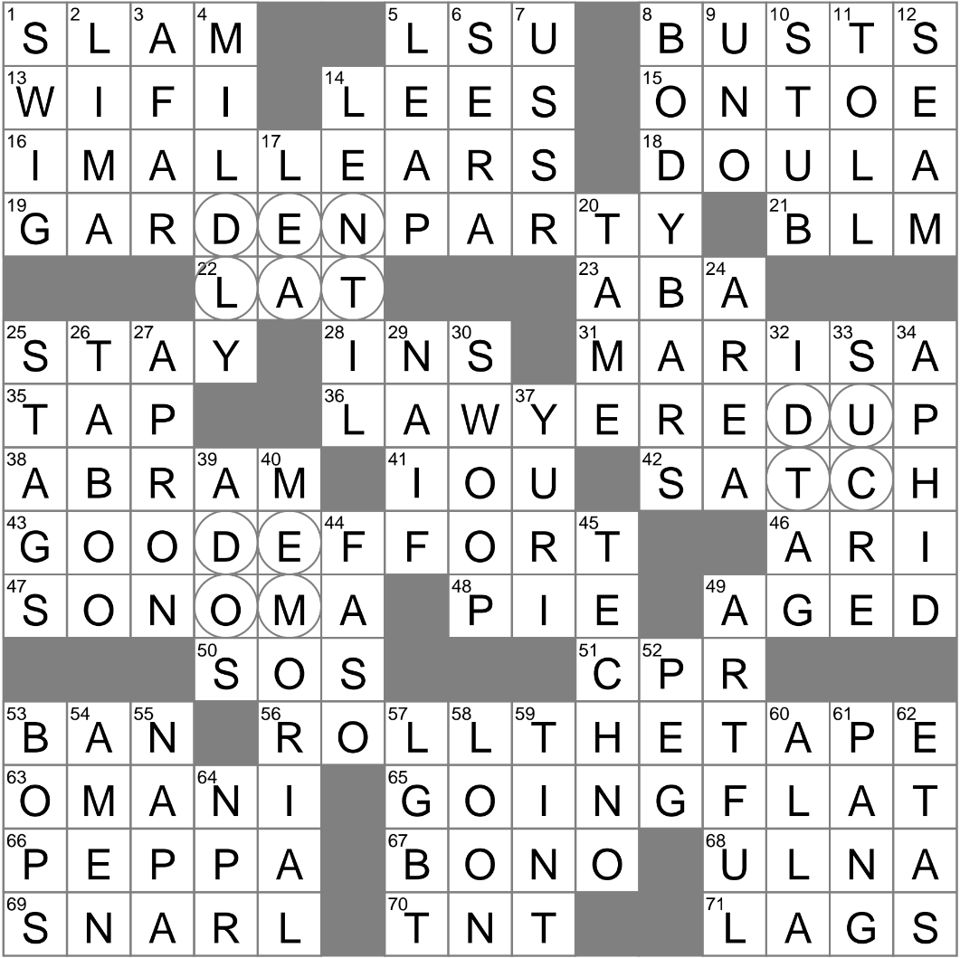 metal detectors nyt crossword