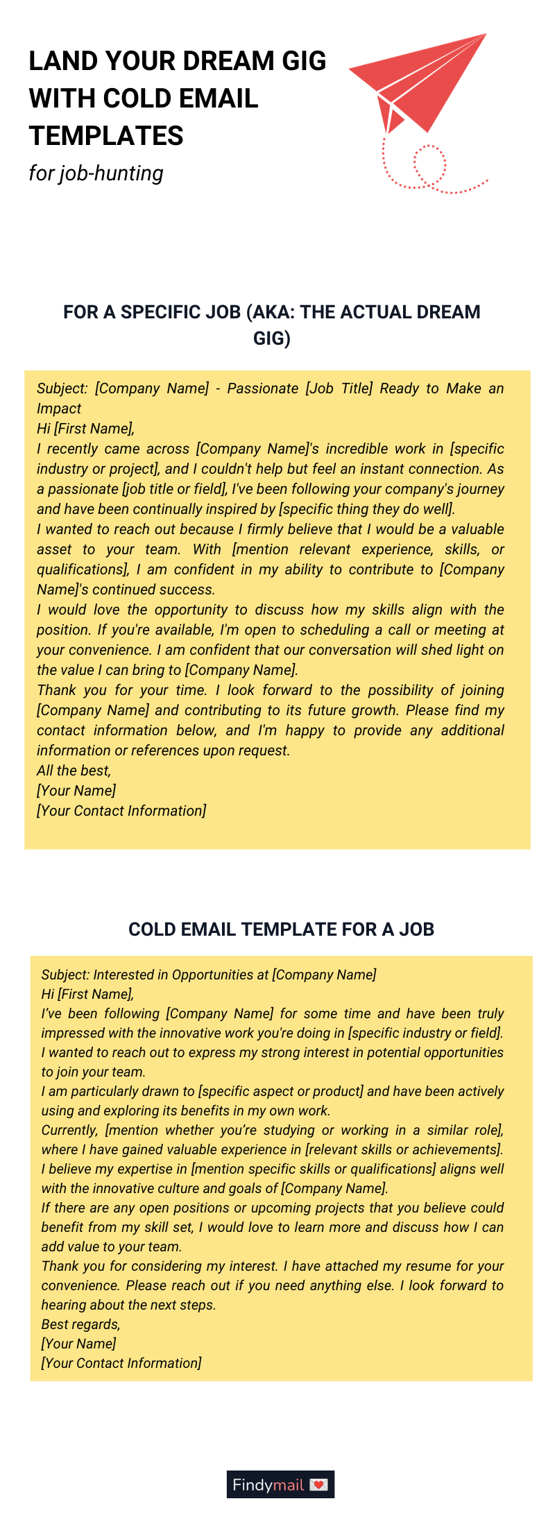 Land Your Dream Gig With The 5 Powerful Cold Email Templates For Job Hunting