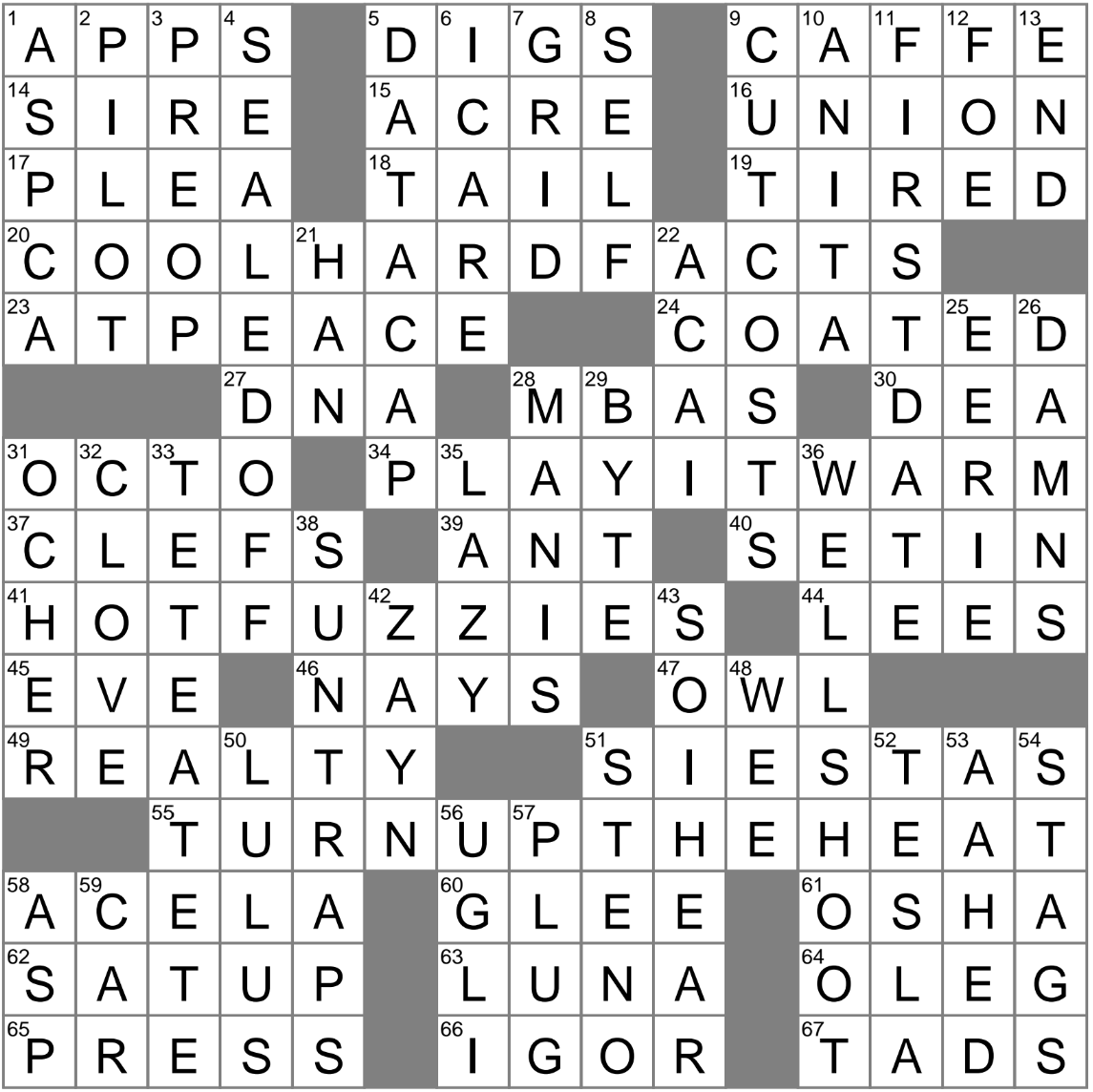 l a times daily crossword puzzle