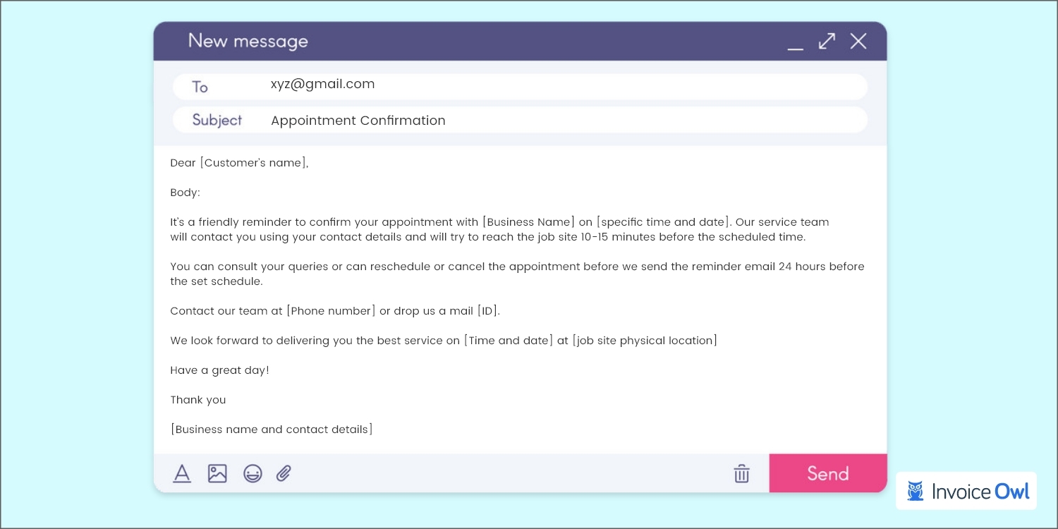 Learn How To Write An Appointment Confirmation Email Learn How To Write An Appointment Confirmation Email