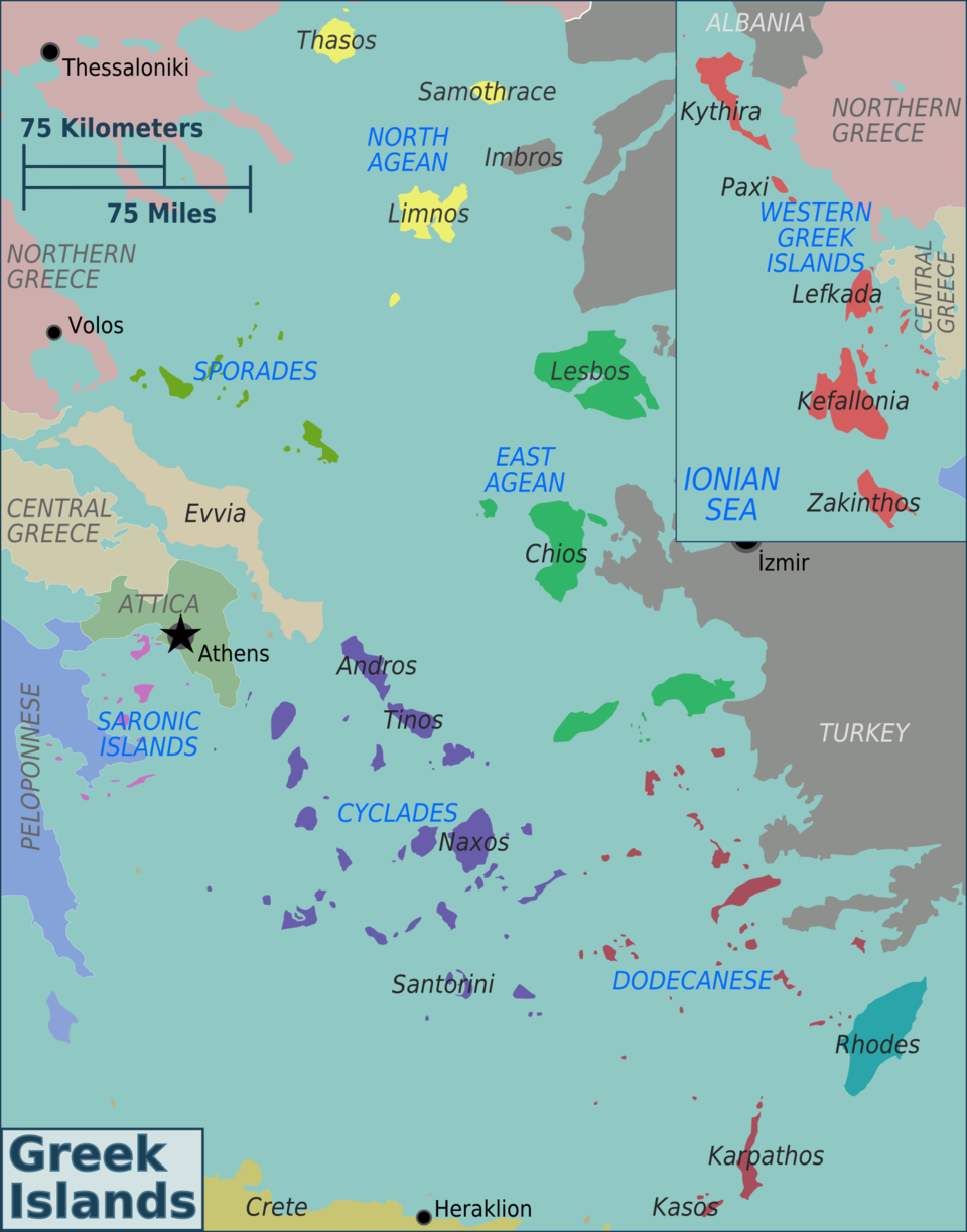List Of Islands Of Greece Wikipedia