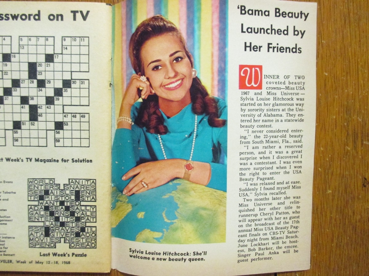 May 1968 Boston Sunday Herald TV Magaz SYLVIA HITCHCOCK GOLDIE HAWN ARTE JOHNSON EBay