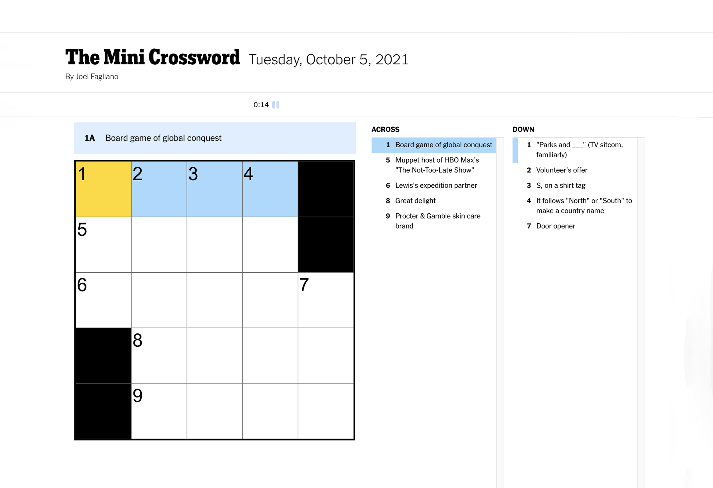 nyt crossword subscription