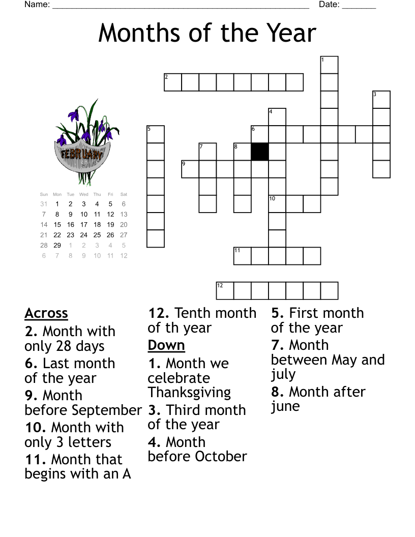 Mid Year Review Crossword WordMint Mid Year Review Crossword WordMint