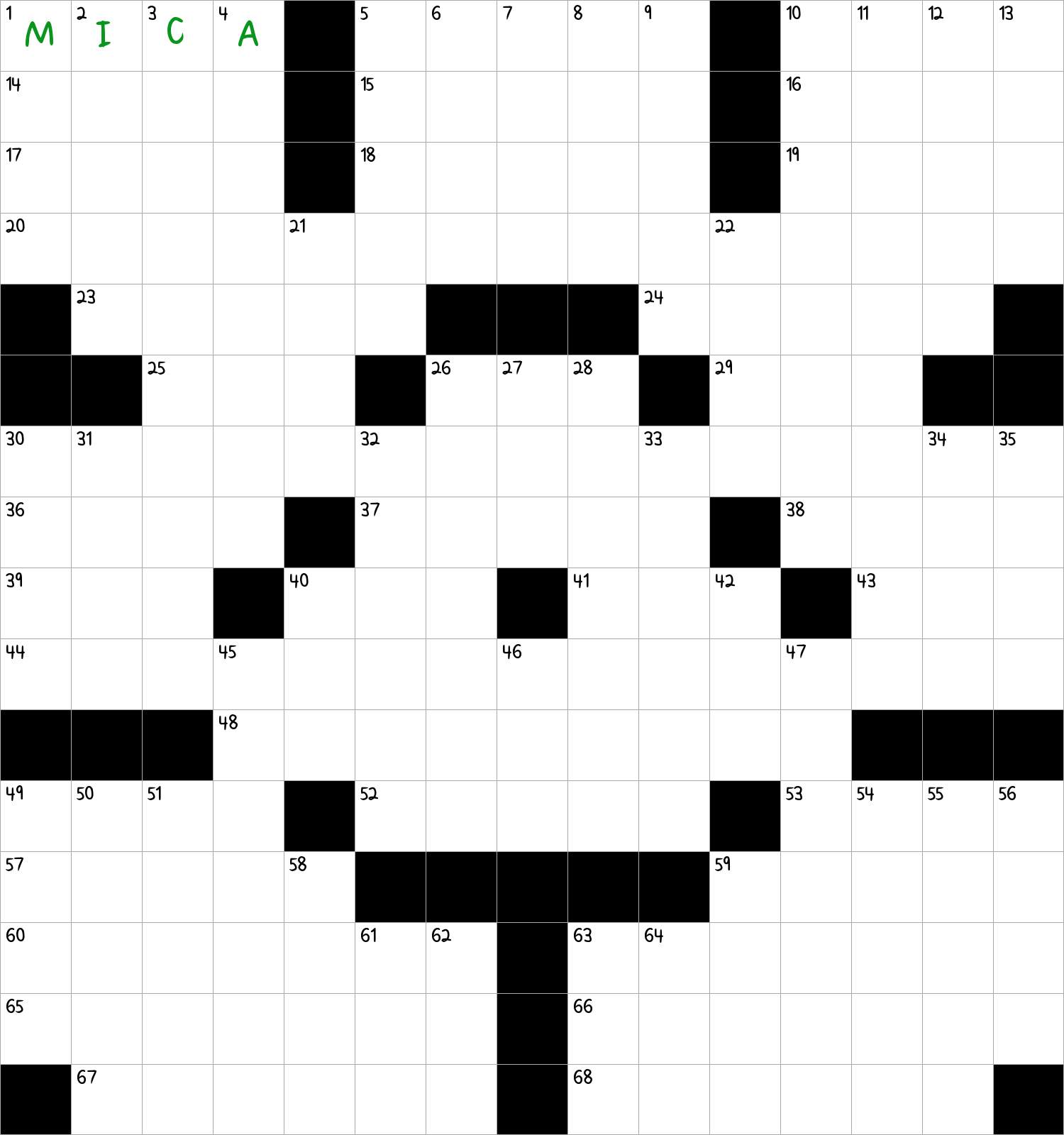flaky mineral crossword clue