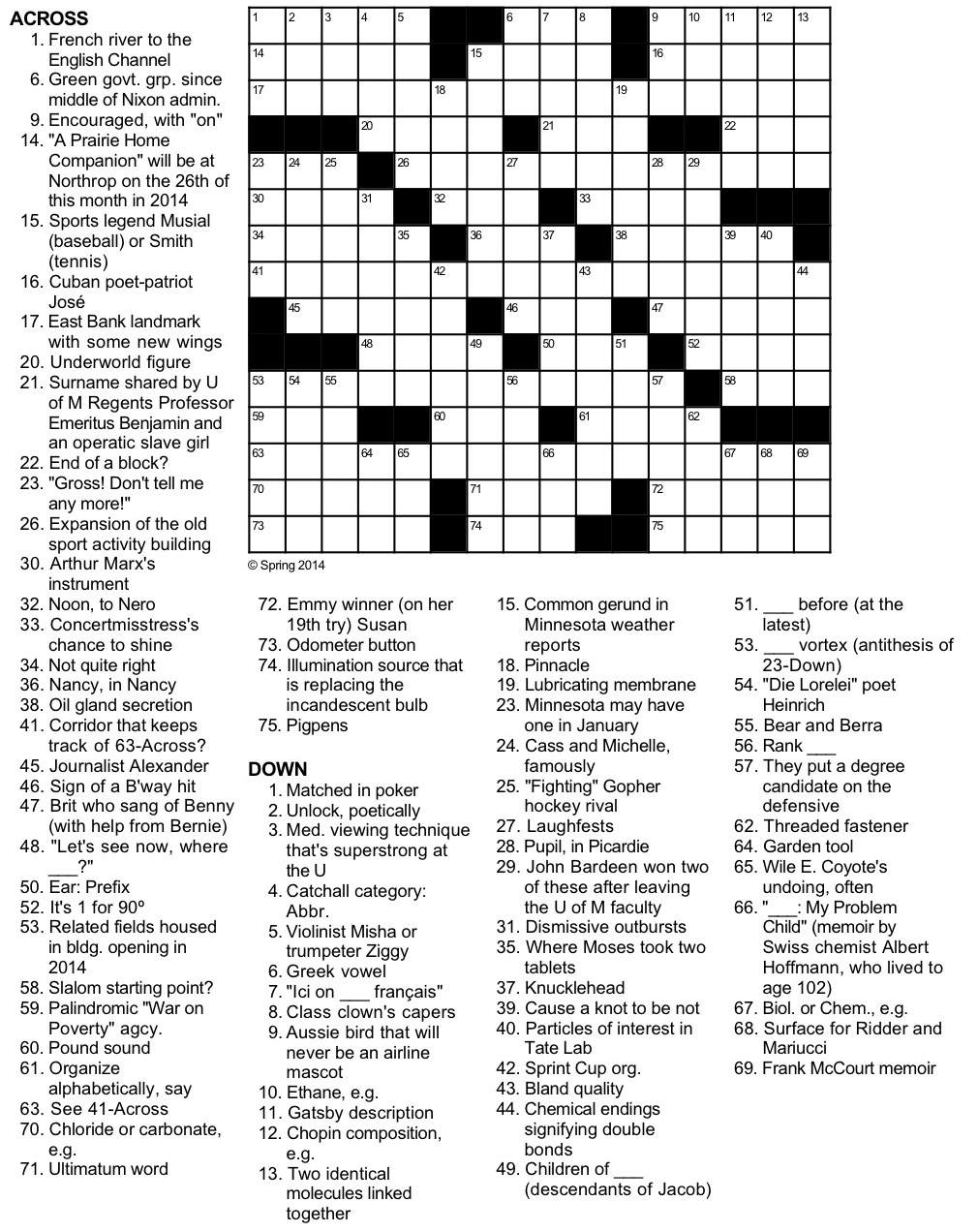 greek vowel crossword puzzle