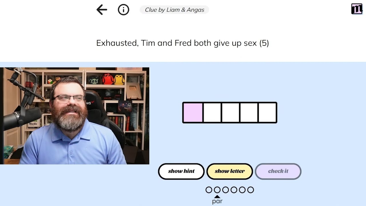 Minute Cryptic March 22nd 2025 wordgames crypticcrossword crossword YouTube