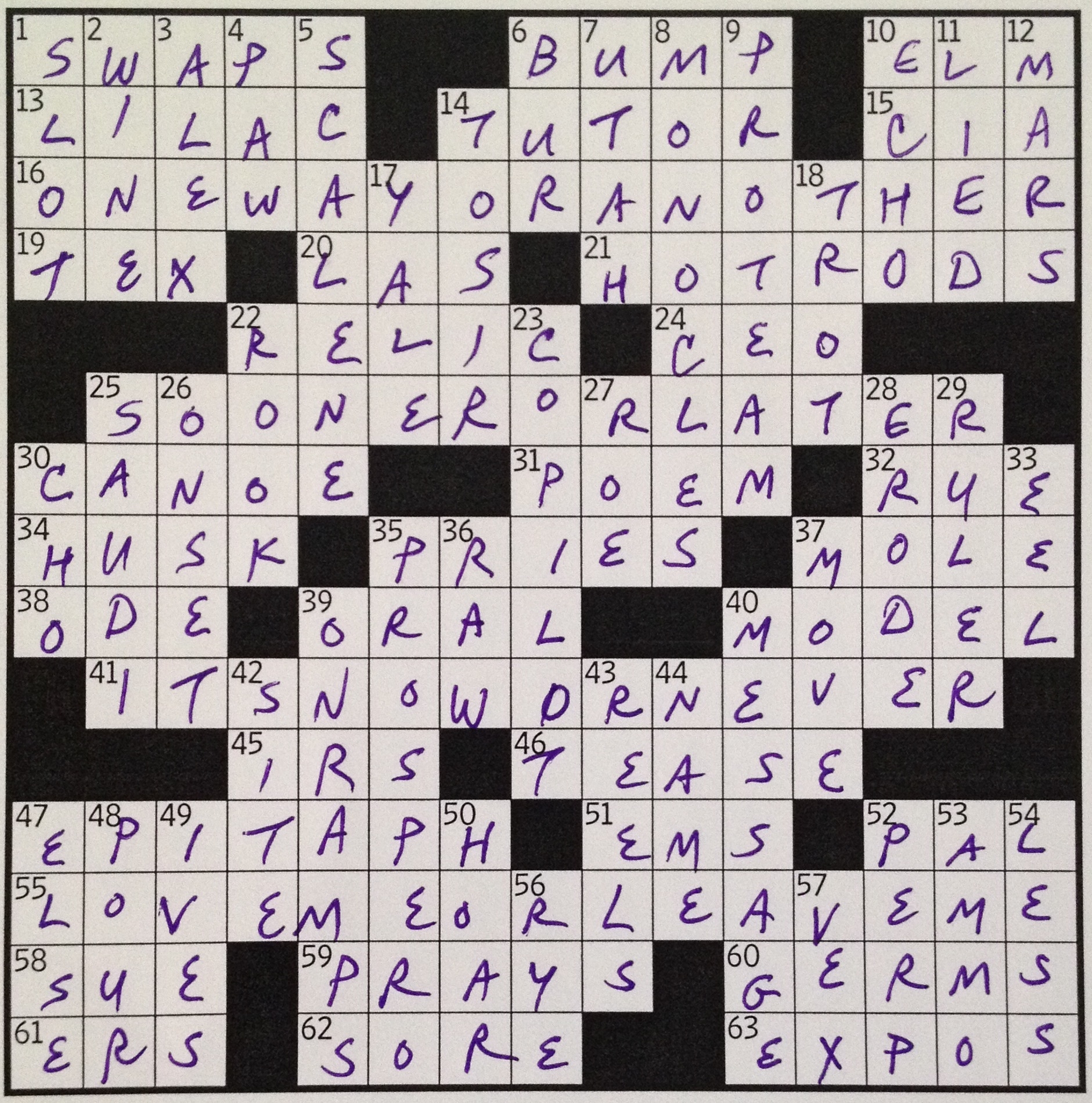 Monday September 28 2015 Diary Of A Crossword Fiend