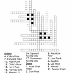 Mum Yoga Crossword WordMint